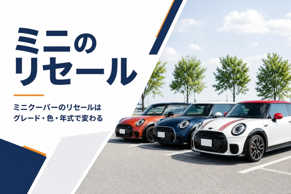 色違いの小型ハッチバックが並ぶ駐車場